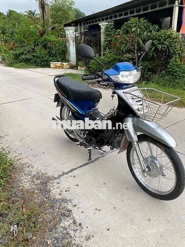 Honda Wave 50cc Xanh Bạc Đen Xăng