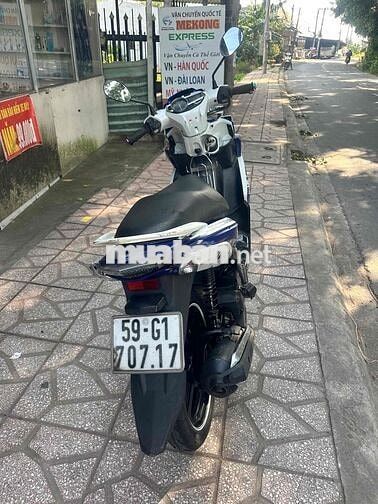 Yamaha Nouvo 5 Fi Trắng xanh Xăng
