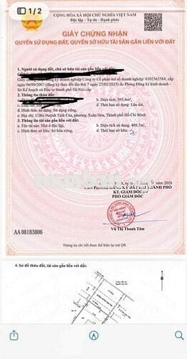 Đất mặt tiền Q3 - Huỳnh Tịnh Của