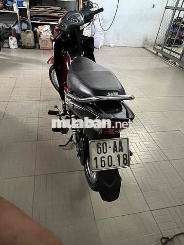 SYM Elegant 50 Đỏ Đen Trắng
