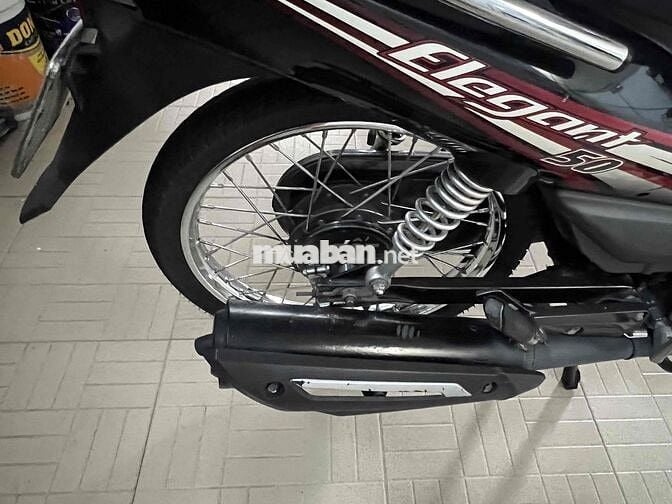 SYM Elegant 50 Đỏ Đen Trắng