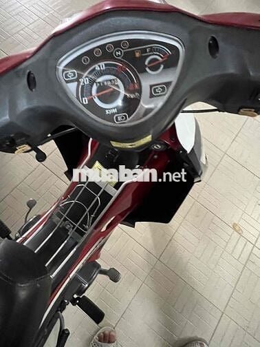 SYM Elegant 50 Đỏ Đen Trắng