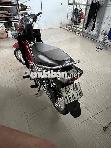 SYM Elegant 50 Đỏ Đen Trắng