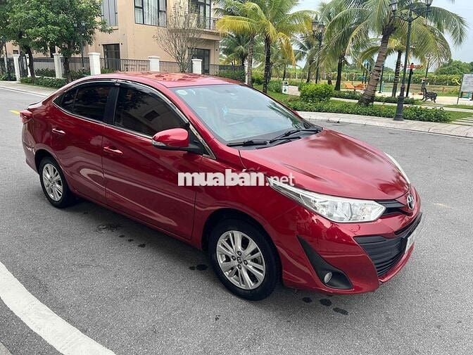 Toyota Vios E CVT 2018 Tự động Đỏ 10 vạn km