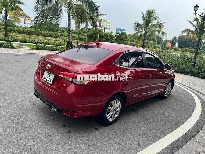 Toyota Vios E CVT 2018 Tự động Đỏ 10 vạn km