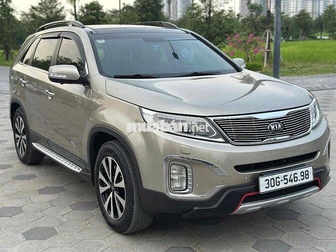 Kia Sorento 2.4AT GATH 2016 Full Options Vàng Cát