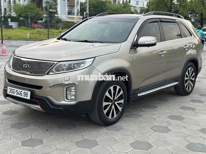 Kia Sorento 2.4AT GATH 2016 Full Options Vàng Cát