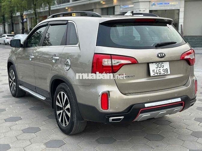 Kia Sorento 2.4AT GATH 2016 Full Options Vàng Cát