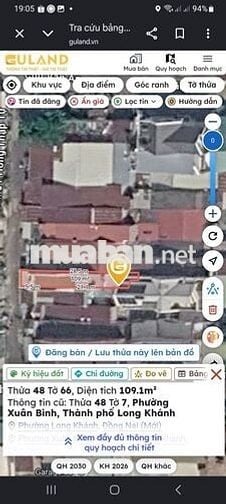 Cần bán gấp nhà chính chủ gần 100m2 cách sân bay Long Thành 20p
