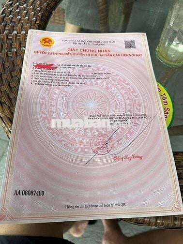 BÁN ĐẤT CHÍNH CHỦ PHÚ HOÀ TDM ĐƯỜNG NHỰA 5M THÔNG THOÁNG