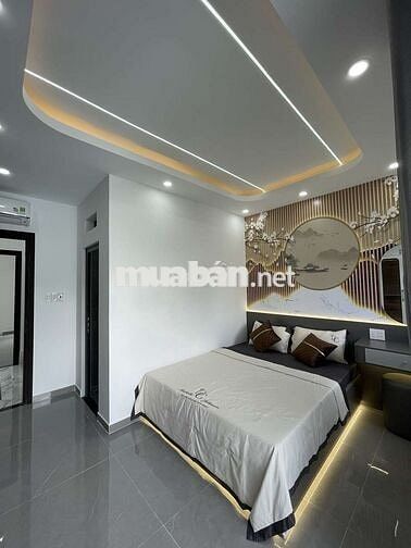Nhà Cuối Hẻm 1/ Lê Văn Khương, 4.5m x 13m, 3 lầu, có gara xe hơi