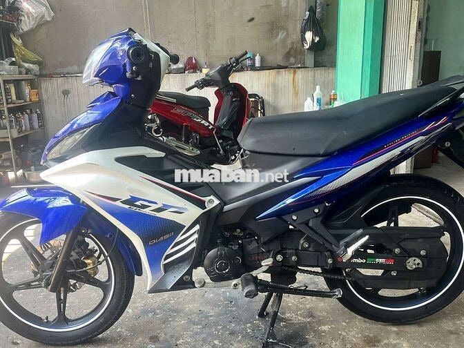 Xe máy GP 50cc 2021 Xanh trắng