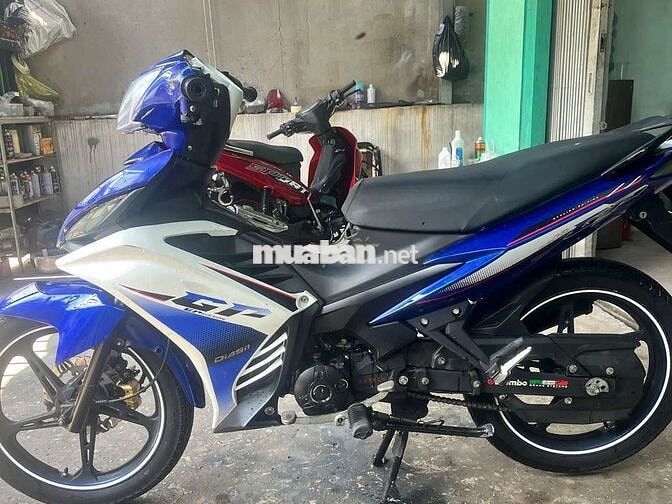 Xe máy GP 50cc 2021 Xanh trắng
