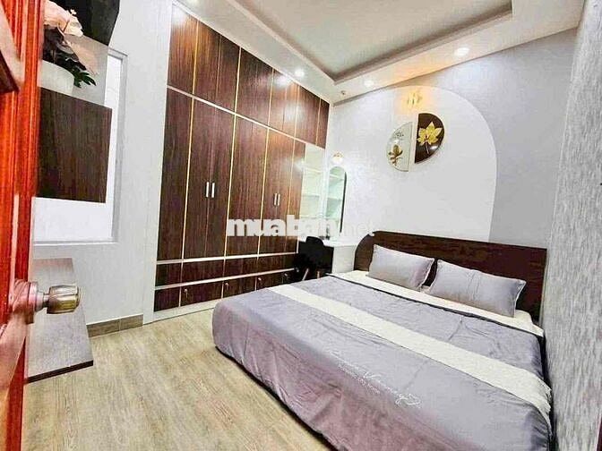 cho thuê nhà  nguyễn văn khối  (4x10) trệt lầu , 2pn , 2wc full nt
