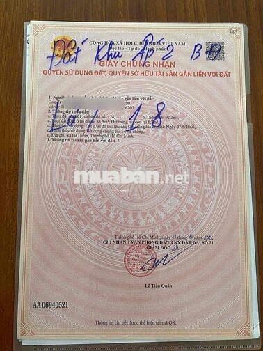 Bán 3 Lô Liền Kề (16, 17, 18) Vị Trí Đẹp Nhất Khu 27 Nền