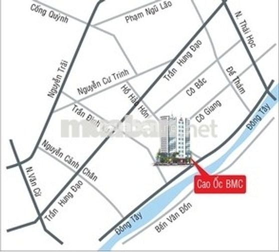 Cho thuê căn hộ BMC Quận 1 giá 14.5tr/tháng, 3pn nội thất đầy đủ 96m2
