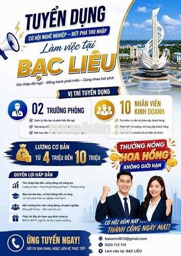 TUYỂN NHÂN VIÊN VĂN PHÒNG