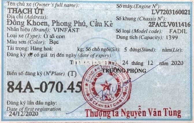 VINFAST FADIL 2020 TỰ ĐỘNG 67000KM BẢO HÀNH1 NĂM