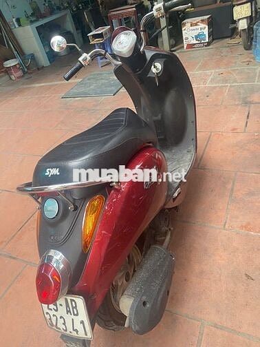 SYM Elite 50cc 2021, màu đỏ
