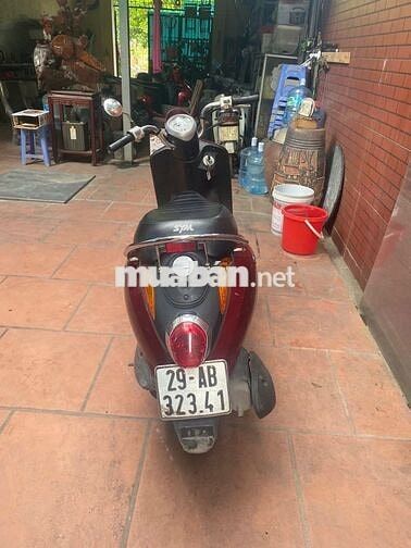 SYM Elite 50cc 2021, màu đỏ