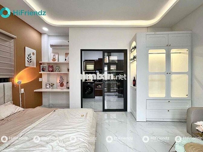 1 Phòng Ngủ - Ban Công -  Tách Bếp - Full Nội Thất