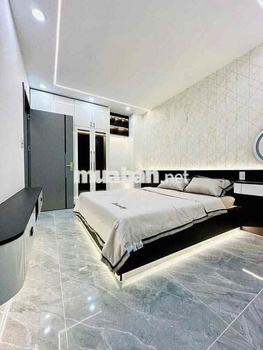 NHÀ MỚI TINH ( FULL NỘI THẤT ) 5PN 6WC. SÂN ĐẬU 2 XE HƠI