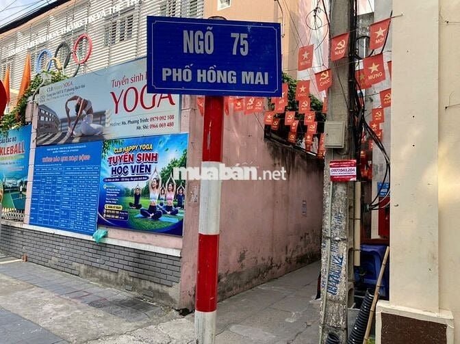 Cho thuê nhà riêng ngõ Hồng Mai