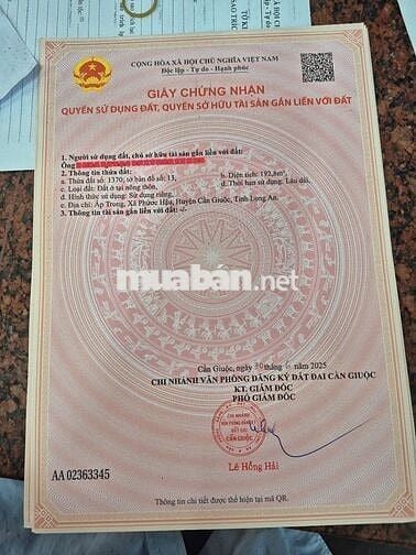 ĐƯỜNG XE ÔTÔ - NHÀ CẤP 4 MỚI XÂY CHƯA Ở