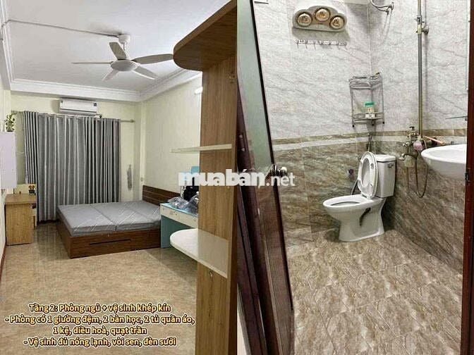 Cho Thuê Nhà 5 tầng Full Nội Thất Giá 12tr Lê Quang Đạo Phú Đô