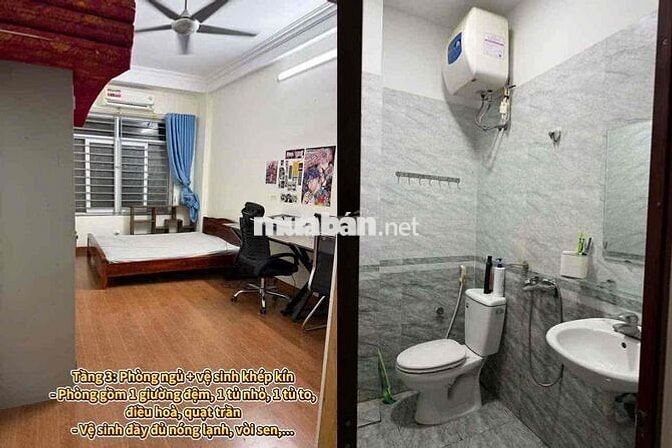 Cho Thuê Nhà 5 tầng Full Nội Thất Giá 12tr Lê Quang Đạo Phú Đô