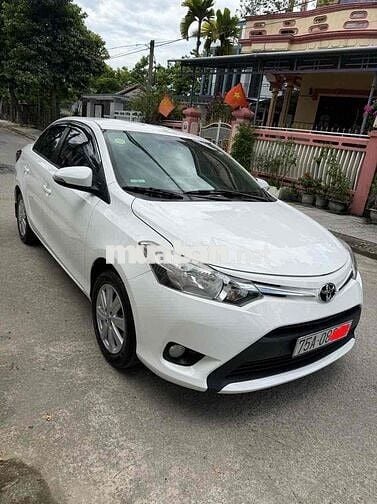 Toyota Vios 2016 E xịn Số sàn Trắng 11 vạn