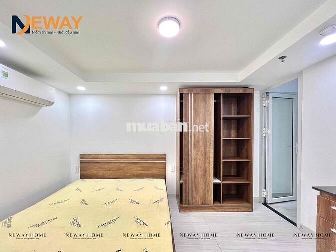 STUDIO SÂN SAU - GIẾNG TRỜI SIÊU THOÁNG NGAY CHỢ THẠCH ĐÀ, FULL TOPING