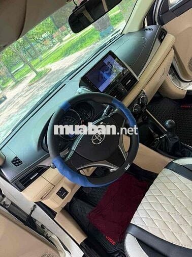 Toyota Vios 2016 E xịn Số sàn Trắng 11 vạn