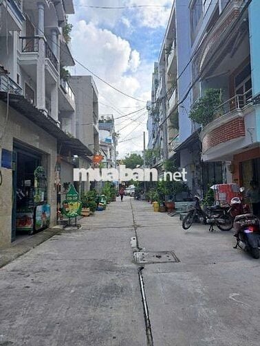 NHÀ 4 TẦNG ĐÚC BTCT GÒ XOÀI - HẺM XE TẢI 8M THÔNG TỨ TUNG NHỈNH 5 TỶ