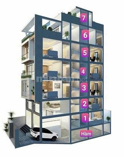 64 Tỷ - CTXD Hầm 8 Tầng Mặt Tiền Sầm Uất Lê Quang Định - 13,38x27,61m