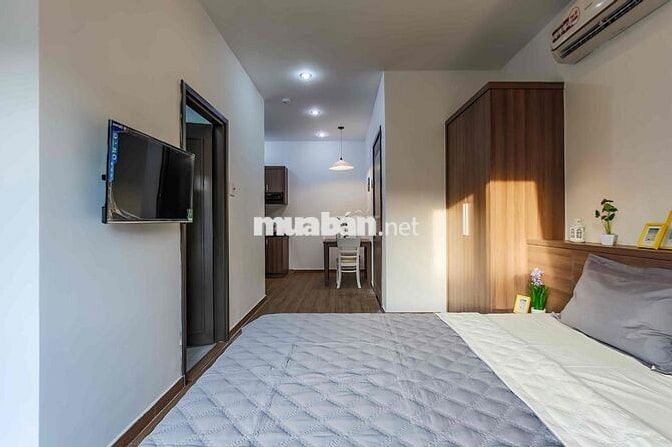 📌THUÊ CĂN HỘ TÂN ĐỊNH QUẬN 1 , STUDIO BALCONY - THANG MÁY - FULL NT