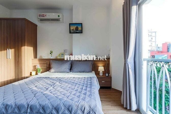 📌THUÊ CĂN HỘ TÂN ĐỊNH QUẬN 1 , STUDIO BALCONY - THANG MÁY - FULL NT