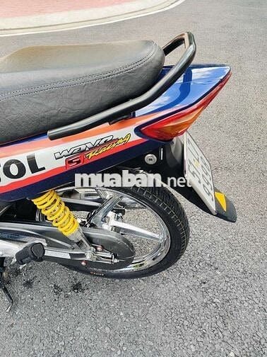 Honda Wave S Xanh, cam, trắng