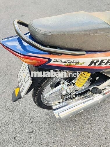 Honda Wave S Xanh, cam, trắng