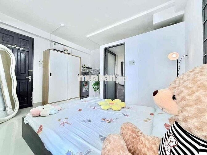 CHO THUÊ PHÒNG STUDIO BAN CÔNG SIÊU XINH THOÁNG NGAY VƯỜN LÀI VĂN HIẾN
