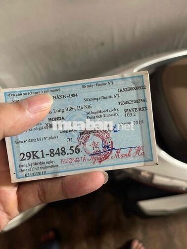 Honda RSX Fi 2019 Máy Zin Êm Ru Chính Chủ Biển 29