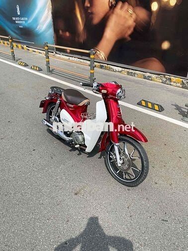 Detech Cub 50cc 2025 Đỏ Trắng Smartkey ABS