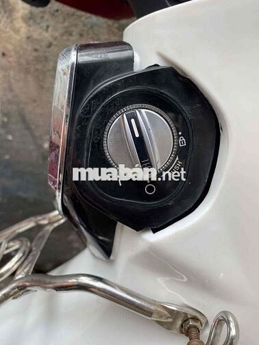 Detech Cub 50cc 2025 Đỏ Trắng Smartkey ABS