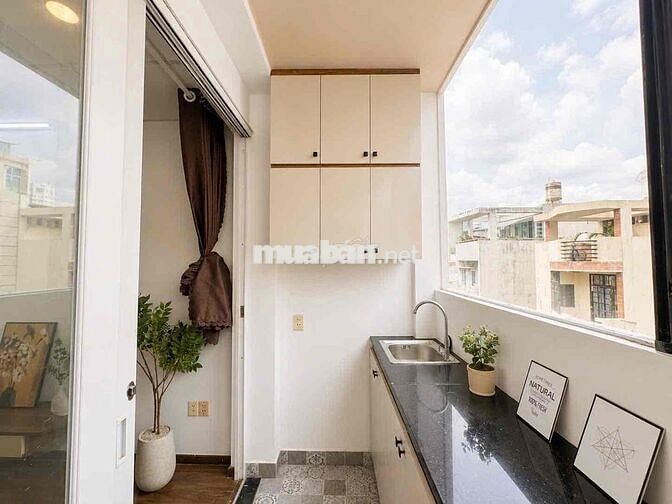 CĂN 1 PHÒNG NGỦ PHÒNG KHÁCH BANCOL TÁCH BẾP GẦN CẦU LÊ VĂN SỸ QUẬN 3