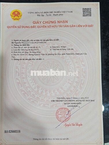BÁN NHÀ ĐẸP - NẰM GẦN - ĐẠI HỌC CN - GIÁ RẺ