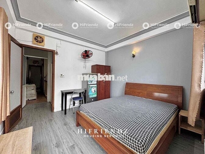 PHÒNG TRỌ CÓ BAN CÔNG đi bộ ĐH Y DƯỢC, mặt tiền oto - FULL nội thất