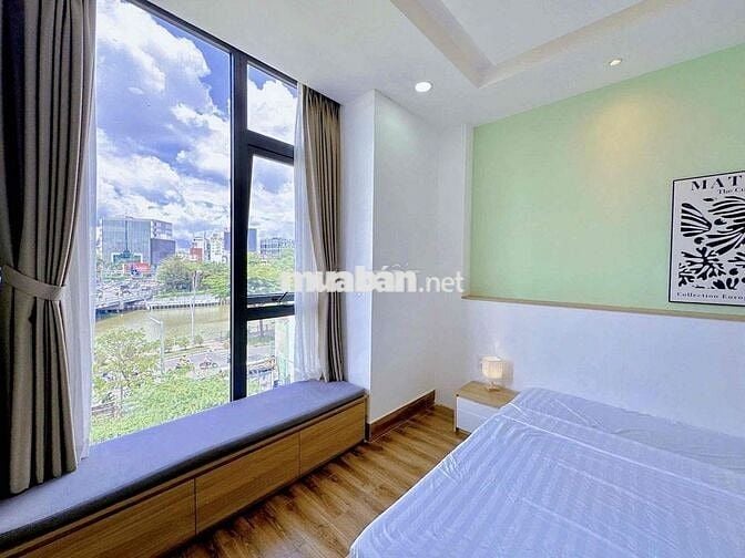 🌻CHO THUÊ CH 1PN - 1PK VIEW BỜ KÈ🌳THANG MÁY/HẦM XE🌳MÁY GIẶT RIÊNG✨40M2