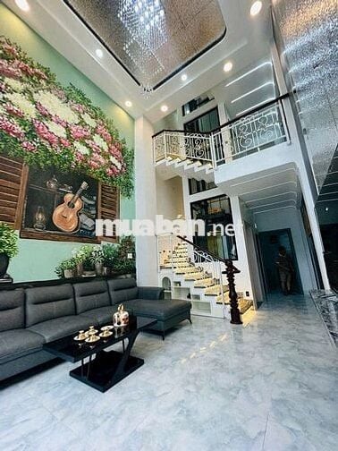 Nhà hẻm 8m dt75m2 đúc mới 100% 5 tầng ST 6pn Hương Lộ 2, Q. Bình Tân