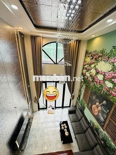 Nhà hẻm 8m dt75m2 đúc mới 100% 5 tầng ST 6pn Hương Lộ 2, Q. Bình Tân