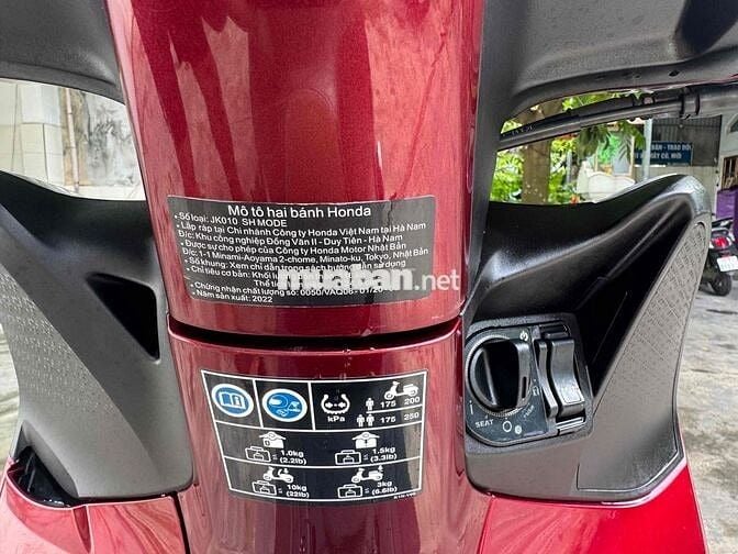 Honda SH Mode 2022 màu Đỏ